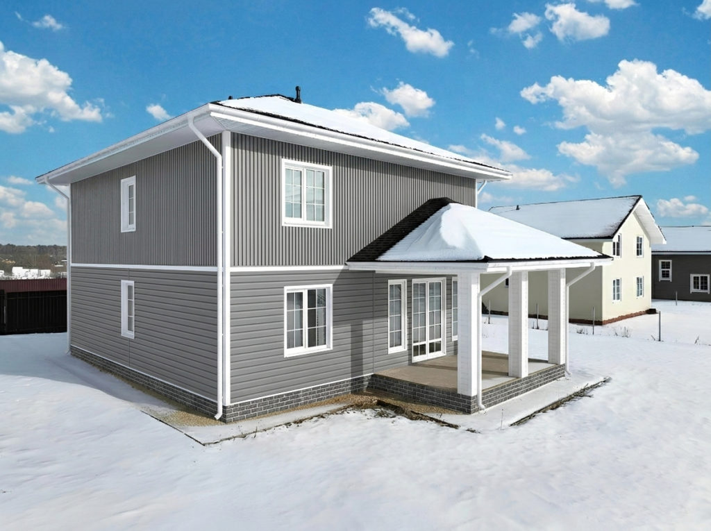 Сайдинг Рейка Grand Line Стандарт серый (3,0м)