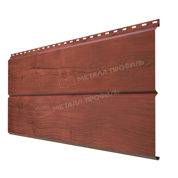 Сайдинг МЕТАЛЛ ПРОФИЛЬ Lбрус-XL-14х335 (ECOSTEEL_T-12-0.45)