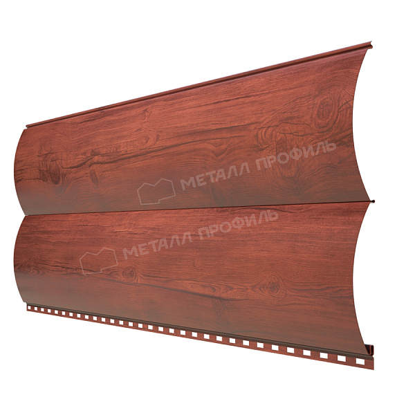 Сайдинг МЕТАЛЛ ПРОФИЛЬ Woodstock-28х330 (ECOSTEEL_MA-01-0.5)