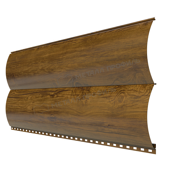 Сайдинг МЕТАЛЛ ПРОФИЛЬ Woodstock-28х330 (ECOSTEEL_MA-01-0.5)