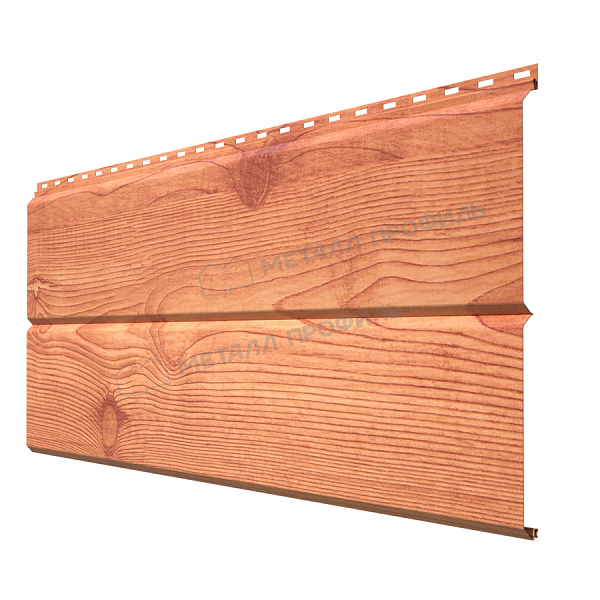 Сайдинг МЕТАЛЛ ПРОФИЛЬ Lбрус-XL-14х335 (ECOSTEEL_T-12-0.45)