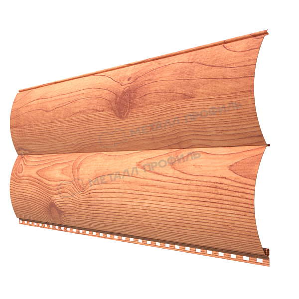 Сайдинг МЕТАЛЛ ПРОФИЛЬ Woodstock-28х330 (ECOSTEEL_MA-01-0.5)