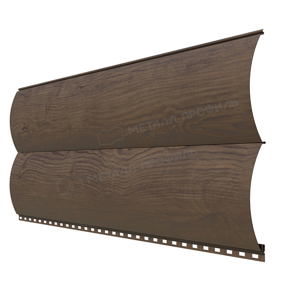 Сайдинг МЕТАЛЛ ПРОФИЛЬ Woodstock-28х330 (ECOSTEEL_MA-01-0.5)